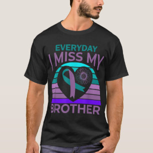 Camiseta Echo Mi Hermano Cinta De Corazón Conciencia Del Su