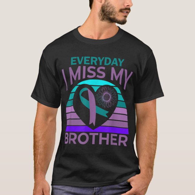 Camiseta Echo Mi Hermano Cinta De Corazón Conciencia Del Su (Anverso)