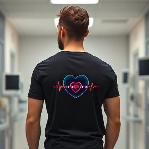 Camiseta Echo Tech   Latido   Corazón con EKG