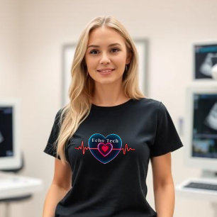 Camiseta Echo Tech   latido   Corazón con EKG