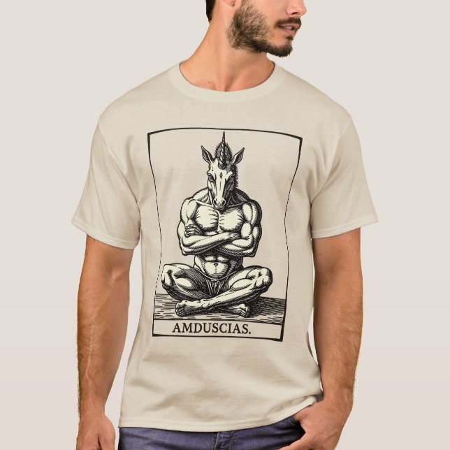 Camiseta Echoes Of The Unseen Orchestra Amduscias (Anverso)