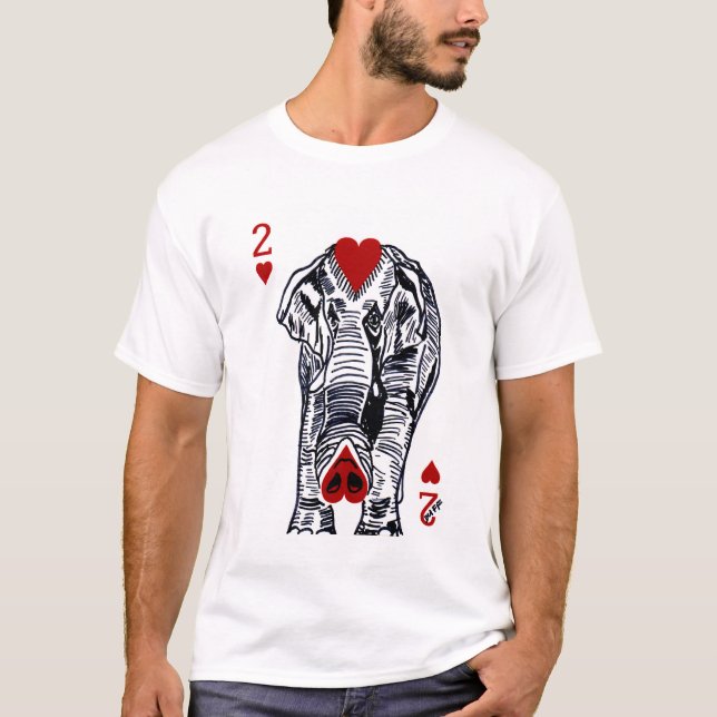 Camiseta EclecDeck 2 del elefante del circo de los (Anverso)