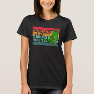 Camiseta Eclectus Masculino Introvertido Pero Parroteado