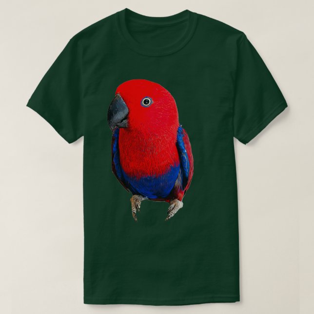 Camiseta Eclectus Parrot Femenino Absolutamente Asombroso P (Diseño del anverso)