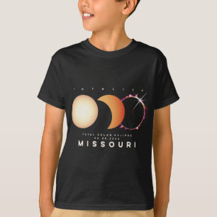 Camiseta Eclipse 2024 Missouri Total Eclipse Astronomy Grap