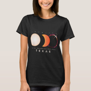 Camiseta Eclipse 2024 Texas Eclipse Total America Gráfico
