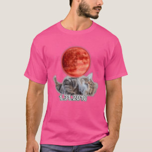 Camiseta Eclipse Cat Shirt Lunar Eclipse Astronomy Gift