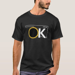 Camiseta Eclipse de abreviatura de estado: Oklahoma