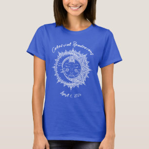 Camiseta Eclipse de Encuentro Celestial Personalizado 