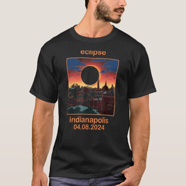 Camiseta Eclipse de Indianápolis 8 de abril de 2024 04 08 2 (Anverso)