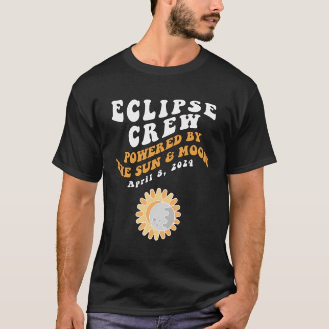 Camiseta Eclipse Eclipse Crew American Solar Eclipse Abril  (Anverso)