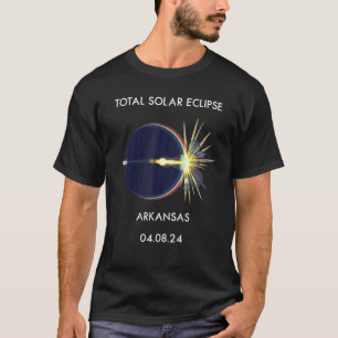 Camiseta Eclipse Flare 04 08 24 Eclipse solar total Arkansa