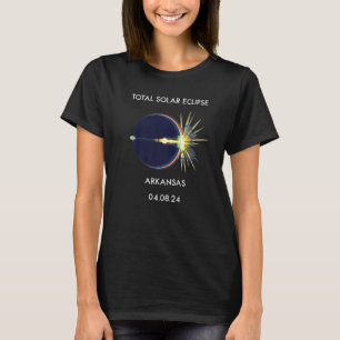 Camiseta Eclipse Flare 04 08 24 Eclipse solar total Arkansa