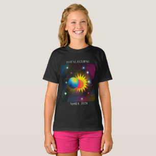 Camiseta Eclipse Flare 04.08.24 Eclipse solar total EE.UU.