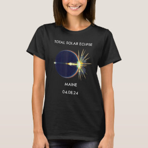 Camiseta Eclipse Flare 04 08 24 Eclipse Solar Total Maine 2