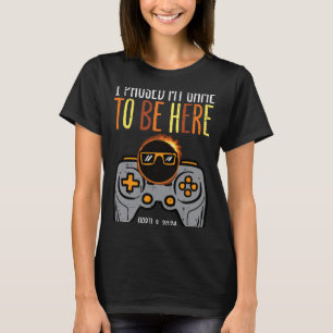 Camiseta Eclipse Gamer Pasuró Mi Juego Abril 8 Hombres Niño