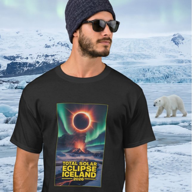 Camiseta Eclipse Islandia 2026 - Total Evento Sola (Subido por el creador)