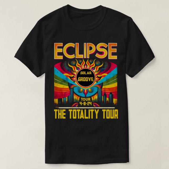 Camiseta Eclipse la gira de la totalidad 04 08 2024 (Diseño del anverso)