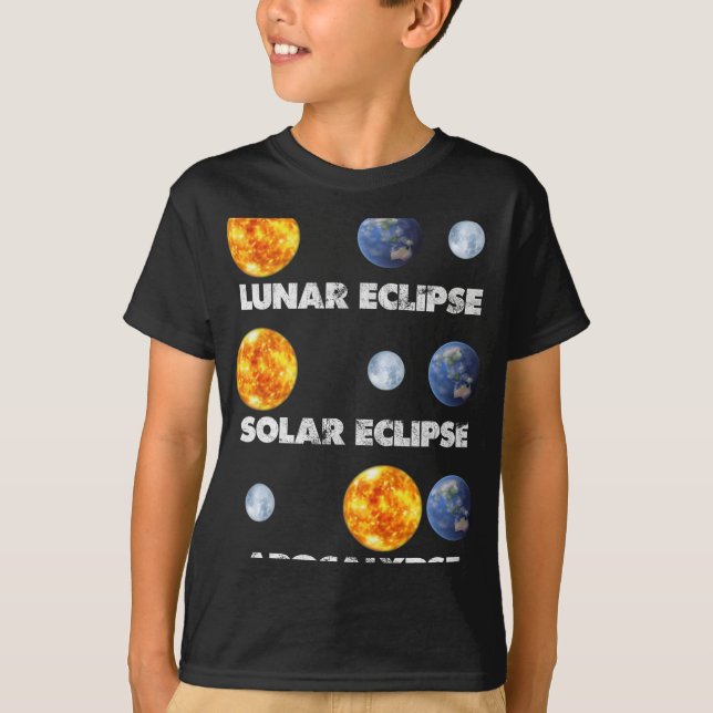 Camiseta Eclipse lunar (Anverso)