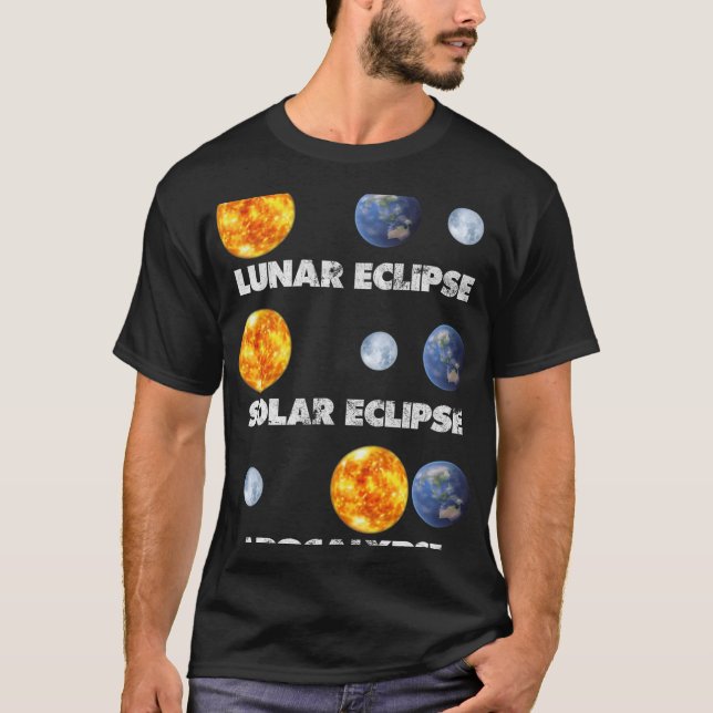 Camiseta Eclipse lunar (Anverso)