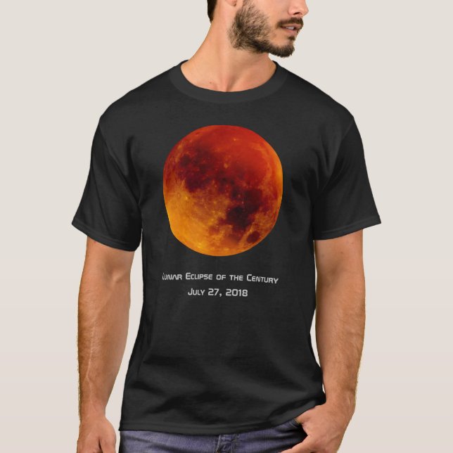 Camiseta Eclipse lunar del siglo (Anverso)
