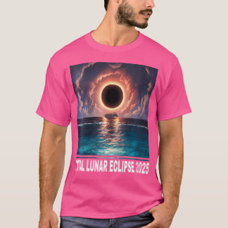Camiseta Eclipse lunar total 2025 Astronomía lunar total
