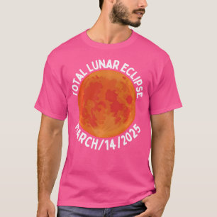 Camiseta Eclipse lunar total marzo-septiembre 2025 Astronom