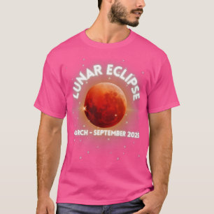 Camiseta Eclipse lunar total marzo-septiembre 2025 Astronom