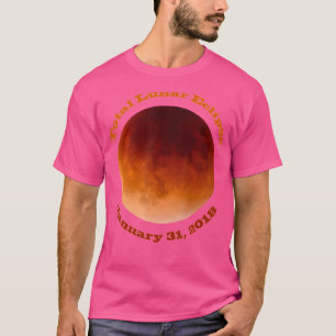 Camiseta Eclipse Lunar Total Super Luna Azul de Sangre