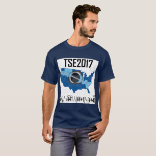 Camiseta Eclipse-nueva manera solar total 2017 de escribir