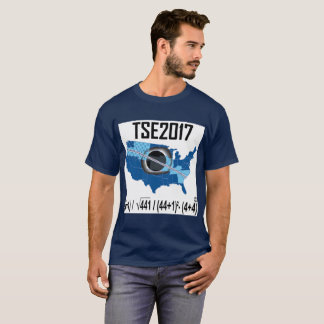 Camiseta Eclipse-nueva manera solar total 2017 de escribir