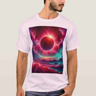 Camiseta Eclipse psicodélico