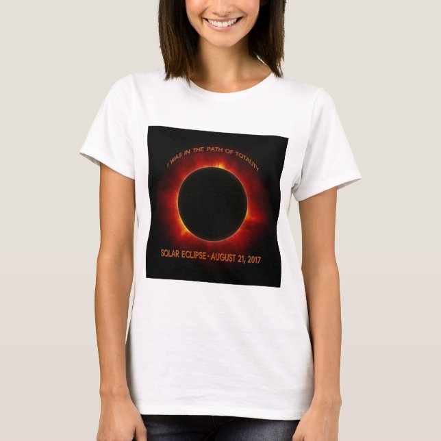 Camiseta Eclipse solar (Anverso)