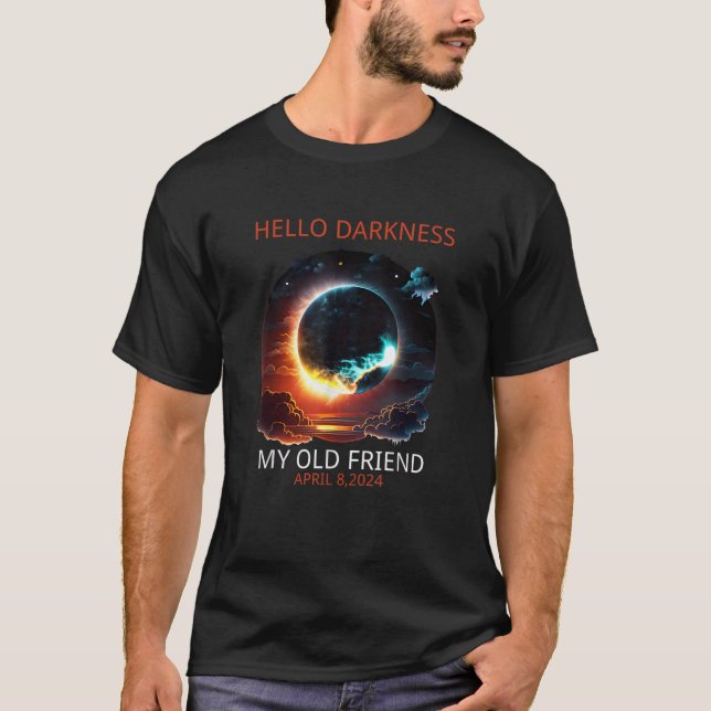Camiseta Eclipse Solar 08 de Abril de 2024  (Anverso)