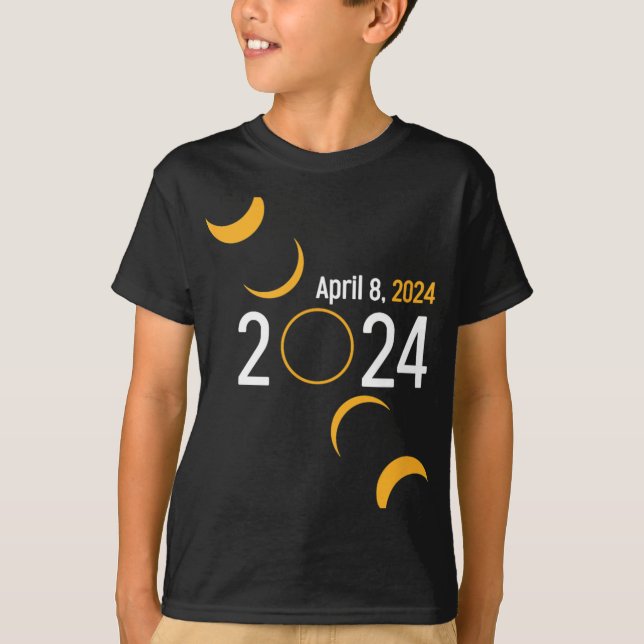 Camiseta Eclipse solar 2024 (Anverso)