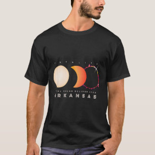 Camiseta Eclipse solar 2024 Arkansas Eclipse total América