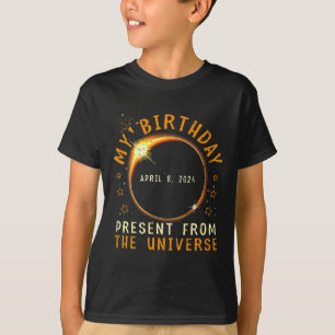 Camiseta Eclipse solar 2024 Cumpleaños presente 4.8.24 Tota
