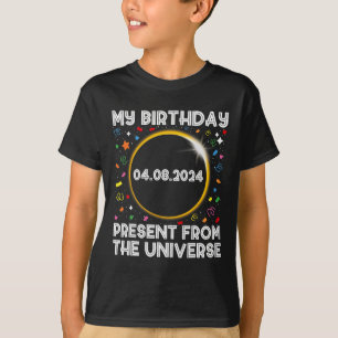 Camiseta Eclipse solar 2024 Cumpleaños presente 4.8.24 Tota