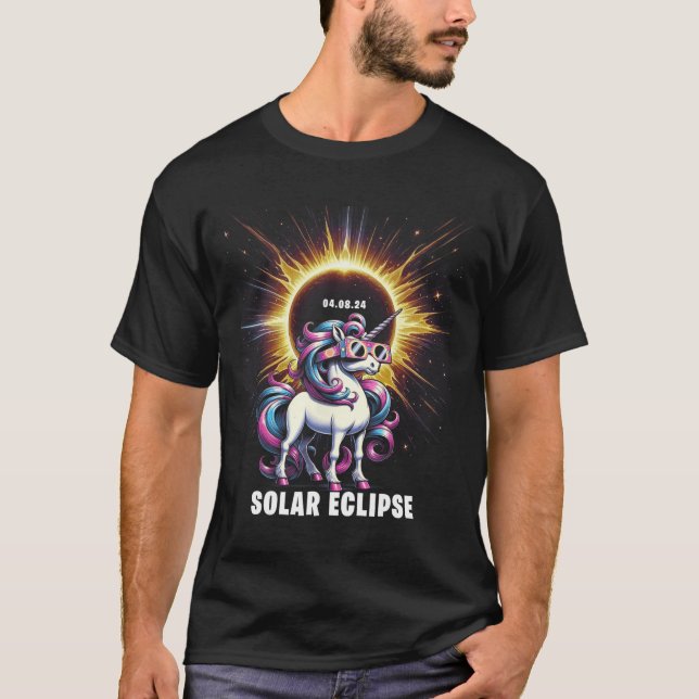 Camiseta Eclipse solar 2024 Eclipse total 8 de abril 24 Uni (Anverso)