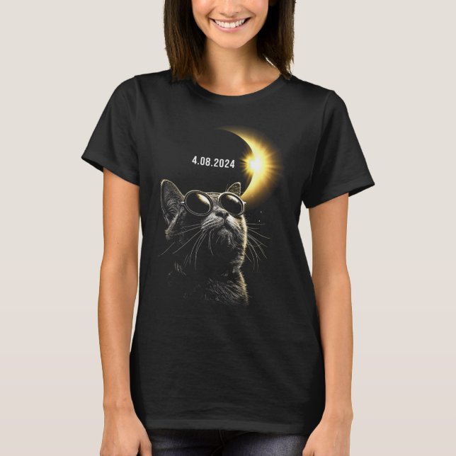 Camiseta Eclipse Solar 2024 Eclipse Total 8 de abril de 202 (Anverso)