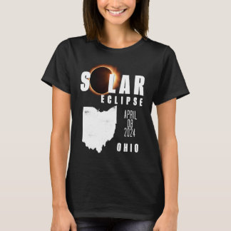 Camiseta Eclipse solar 2024 Estado de Ohio 8 de abril de 20