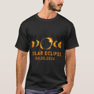 Camiseta Eclipse Solar 2024 Niño Pequeño Eclipse Solar