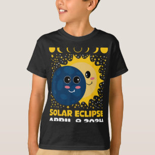 Camiseta Eclipse Solar 2024 Niños Pequeños Niños Pequeños T