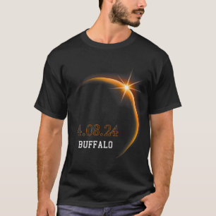 Camiseta Eclipse solar 2024 Primavera de la Totalidad de bú