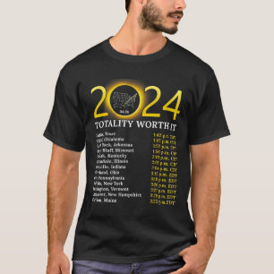 Camiseta Eclipse Solar 2024 Totalidad Graciosa Vale La Pena