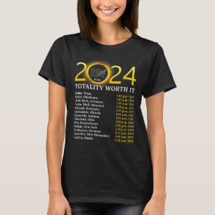 Camiseta Eclipse Solar 2024 Totalidad Graciosa Vale La Pena