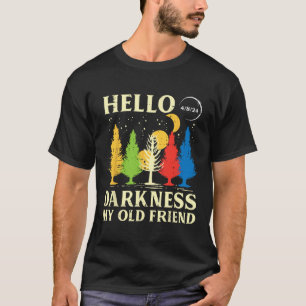 Camiseta Eclipse solar 2024 Tress Hello Darkness 04.08 Kids