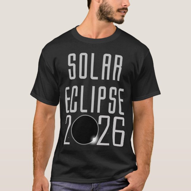 Camiseta Eclipse Solar 2026  (Anverso)