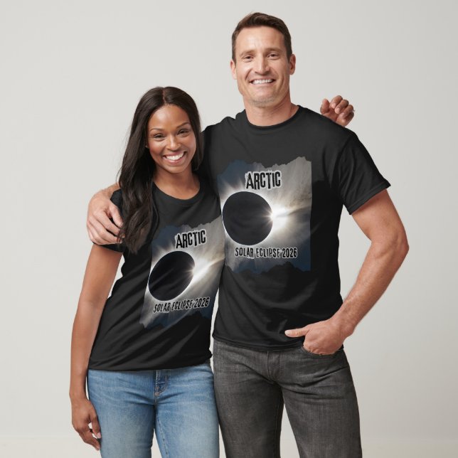 Camiseta Eclipse Solar 2026 Ártico (Unisexo)