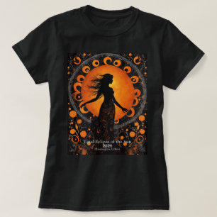 Camiseta Eclipse solar 2 lado de tu bailarina de sol de tex